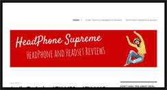 Desktop Screenshot of headphonesupreme.com