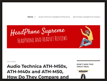 Tablet Screenshot of headphonesupreme.com